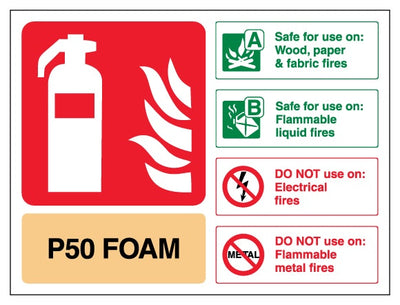 P50 Foam Extinguisher Landscape
