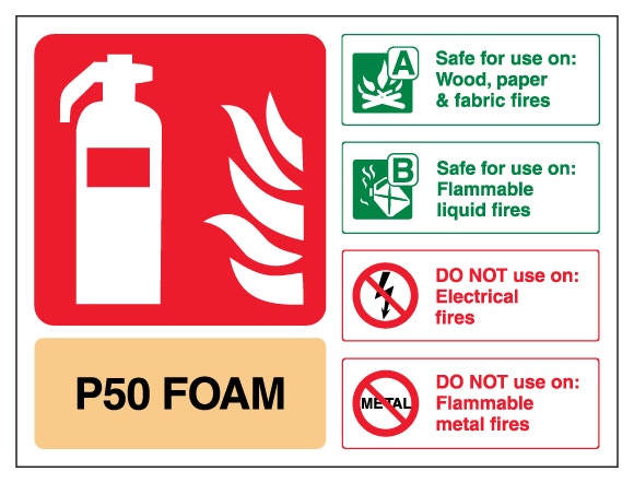 P50 Foam Extinguisher Landscape