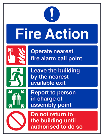 4 Point Fire Action Notice