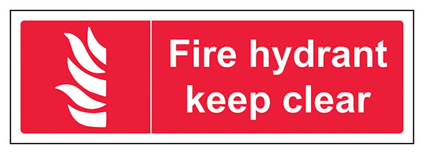 Fire Hydrant Keep Clear Landscape