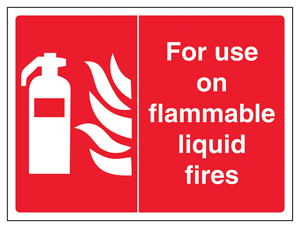 For Use On Flammable Liquid Fires Landscape
