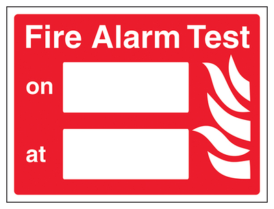 Fire Alarm Test Landscape