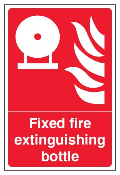 Fixed Fire Extinguishing Bottle Portrait
