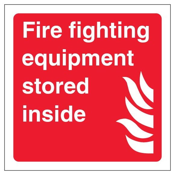Fire Fighting Equipment Stored Inside Square