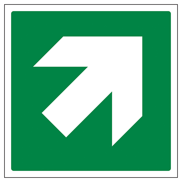 Green Diagonal Arrow