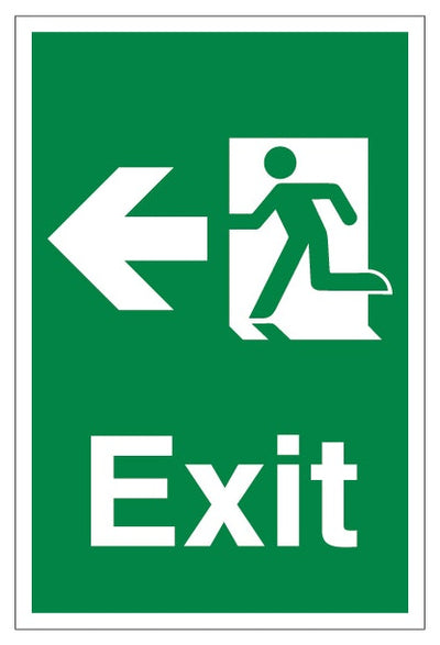 Exit Arrow Left Portrait