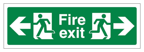 Fire Exit Left And Right