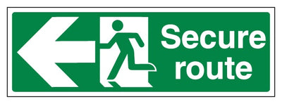 Secure Route Arrow Left