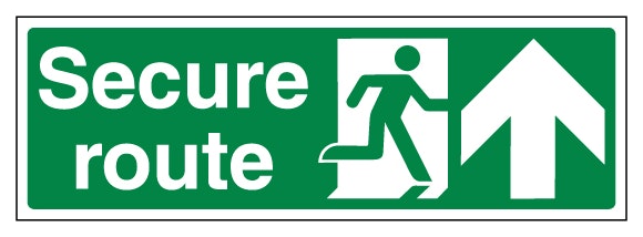 Secure Route Arrow Up