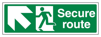 Secure Route Arrow Up Left