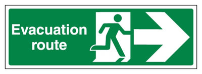 Evacuation Route Arrow Right