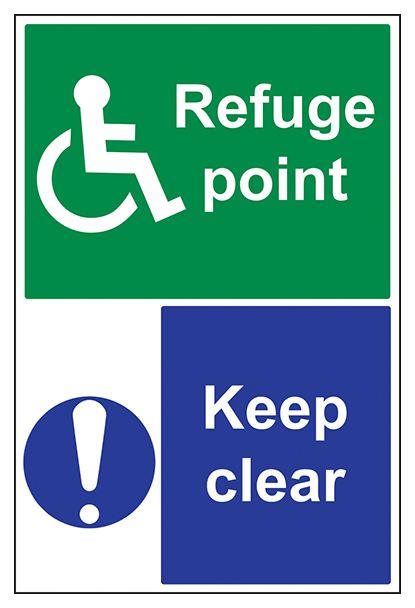 Refuge Point Keep Clear Portrait