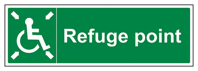 Refuge Point With Arrows Landscape