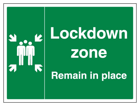 Lockdown Zone With Family Remain In Place