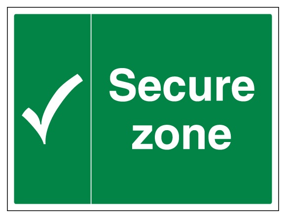 Secure Zone With Tick