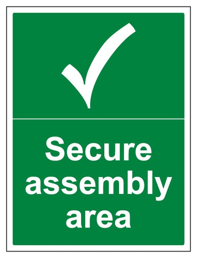 Secure Assembly Area With Tick Portrait