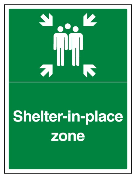 Shelter In Place Zone With Family Portrait