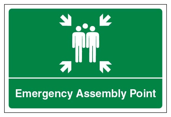 Emergency Assembly Point Location Large Landscape