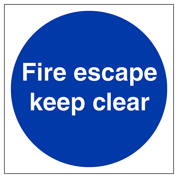 Fire Escape Keep Clear