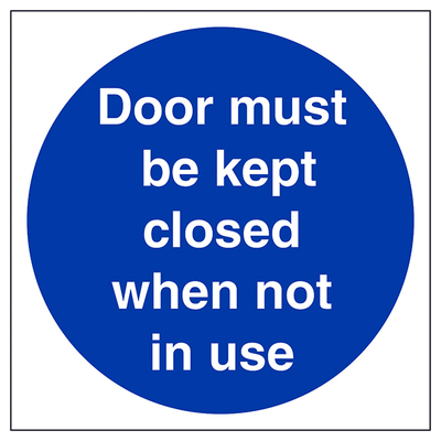 Door To Be Kept Closed
