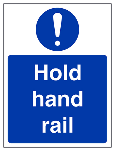 Hold Hand Rail Portrait