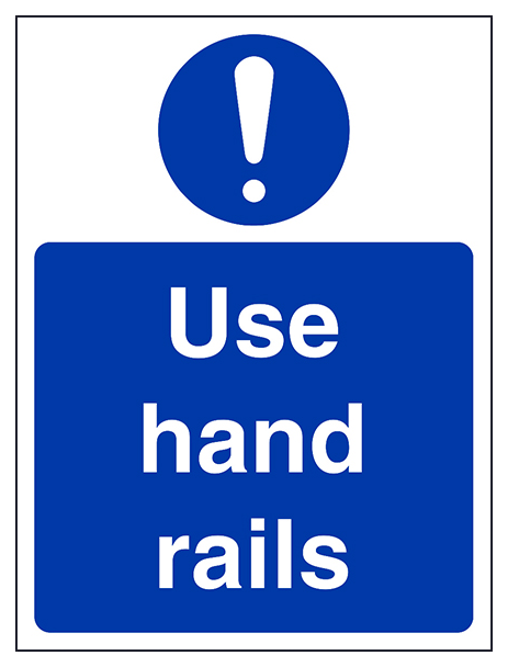 Use Hand Rails Portrait