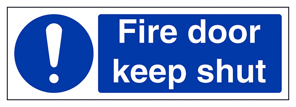 Fire Door Keep Shut Landscape