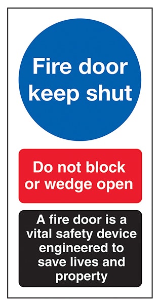 Fire Door Keep Shut Do Not Block A Fire Door
