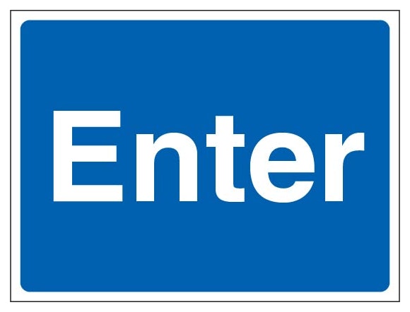 Enter Landscape Blue