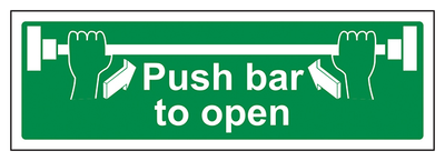 Push Bar To Open Landscape