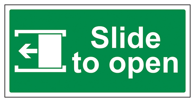 Slide To Open Left Landscape