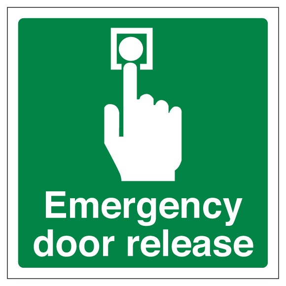 Emergency Door Release Square