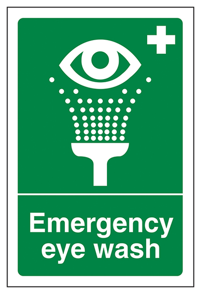 Emergency Eye Wash Portrait