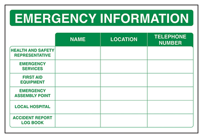 Emergency Information