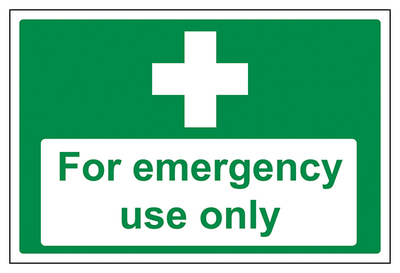 First Aid For Emergency Use Only
