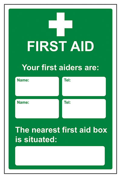 Your First Aiders Are Your Nearest First Aid Box