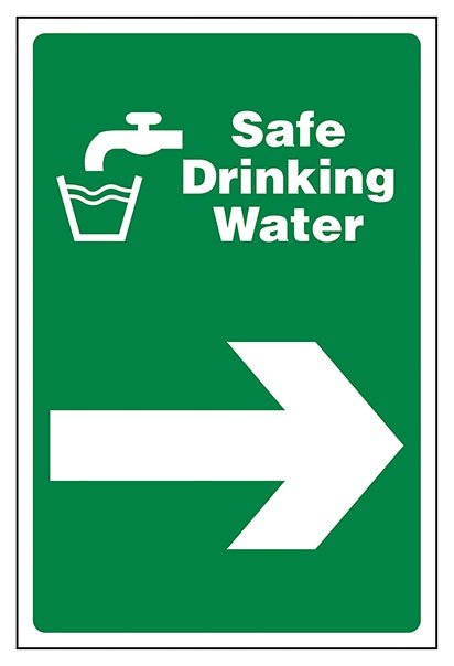 Safe Drinking Water Arrow Right
