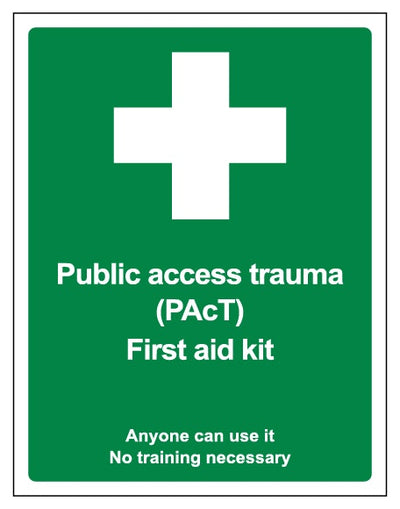 Public Access Trauma First Aid Kit Approved By Counter Terror Bodies