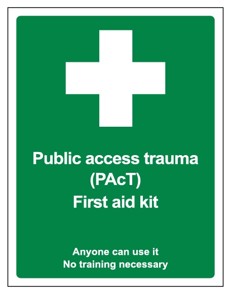 Public Access Trauma First Aid Kit Approved By Counter Terror Bodies