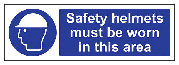 Safety Helmets Must Be Worn In This Area 1