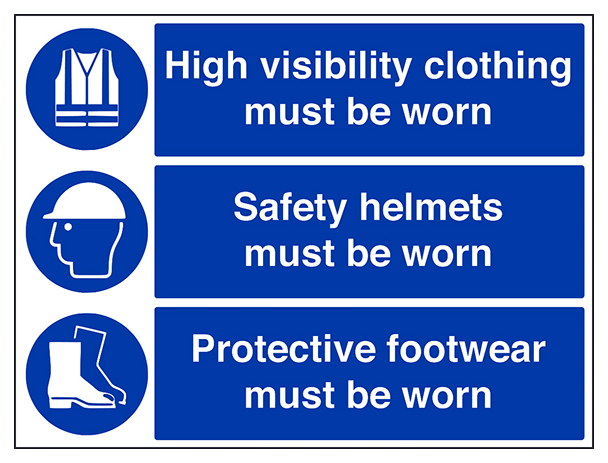 Safety Helmets High Vis Protective Footwear