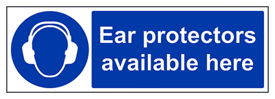 Ear Protection Available Here Landscape