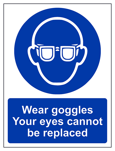 Wear Goggles Your Eyes Cannot Be Replaced Portrait