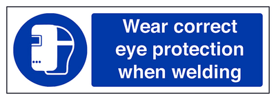 Wear Eye Protection When Welding Landscape