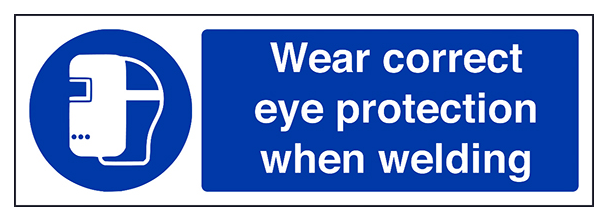 Wear Eye Protection When Welding Landscape
