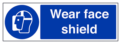 Wear Face Shield Landscape