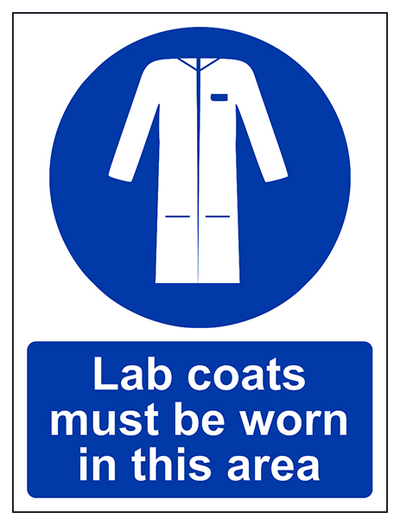 Lab Coats Must Be Worn In This Area Portrait