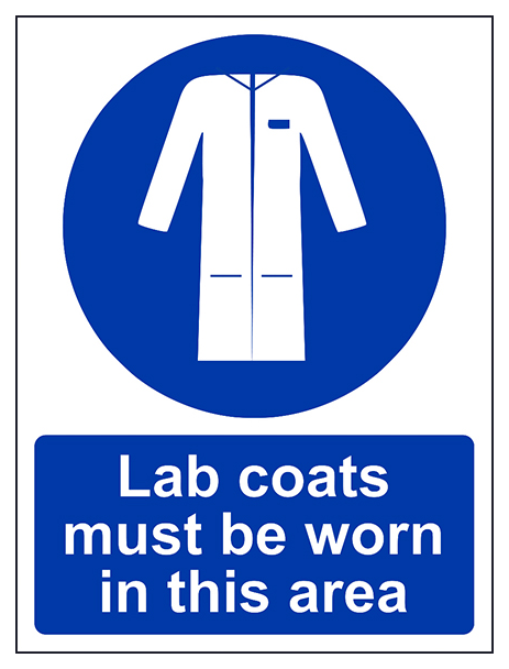 Lab Coats Must Be Worn In This Area Portrait