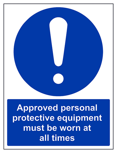 Approved Personal Protective Equipment