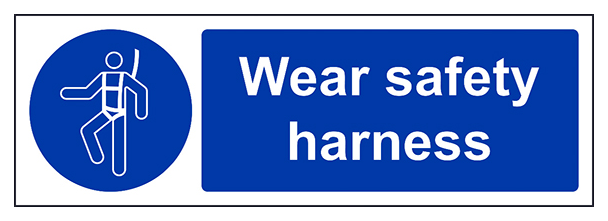 Wear Safety Harness Landscape